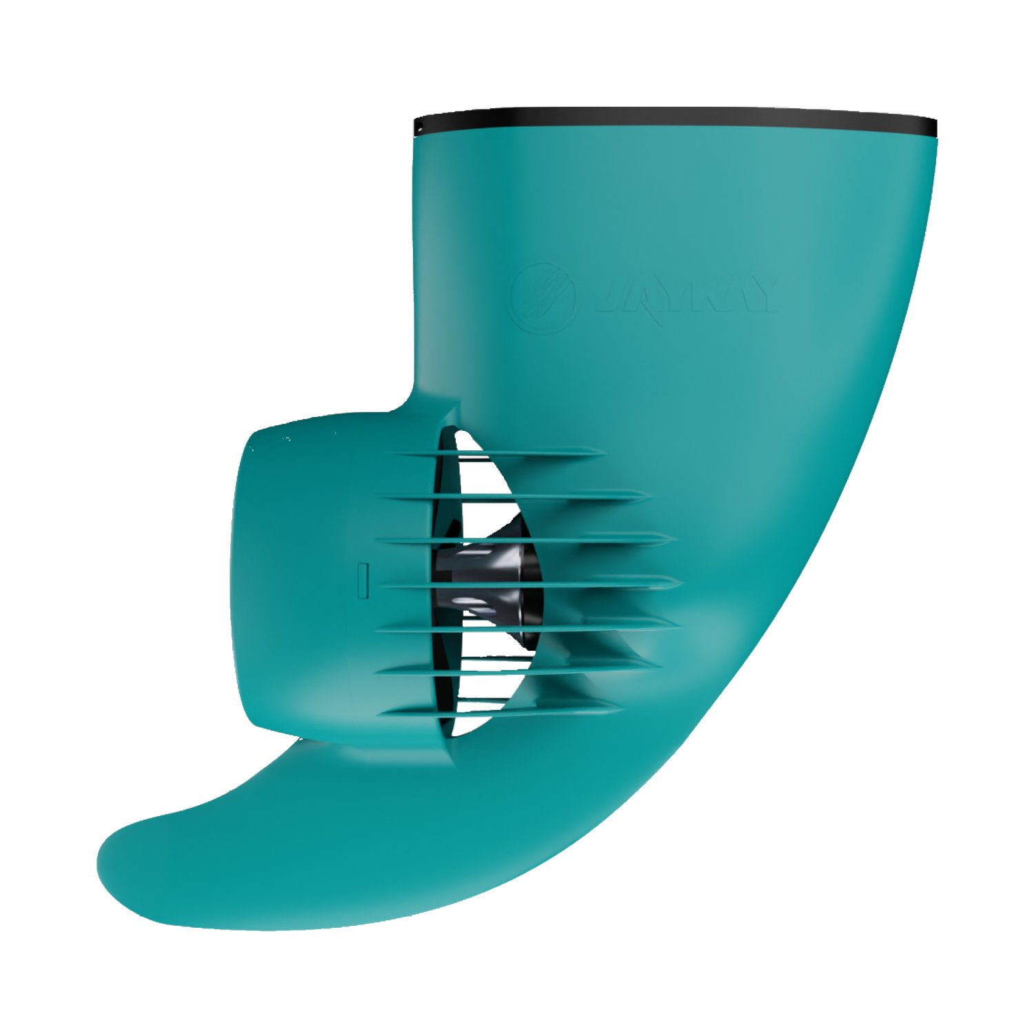 Lot De 2 Ailerons Amovibles Pour Surf, Kayak Ou Canoë – Stab' Et Carénage, Design Incurvé, PVC Noir